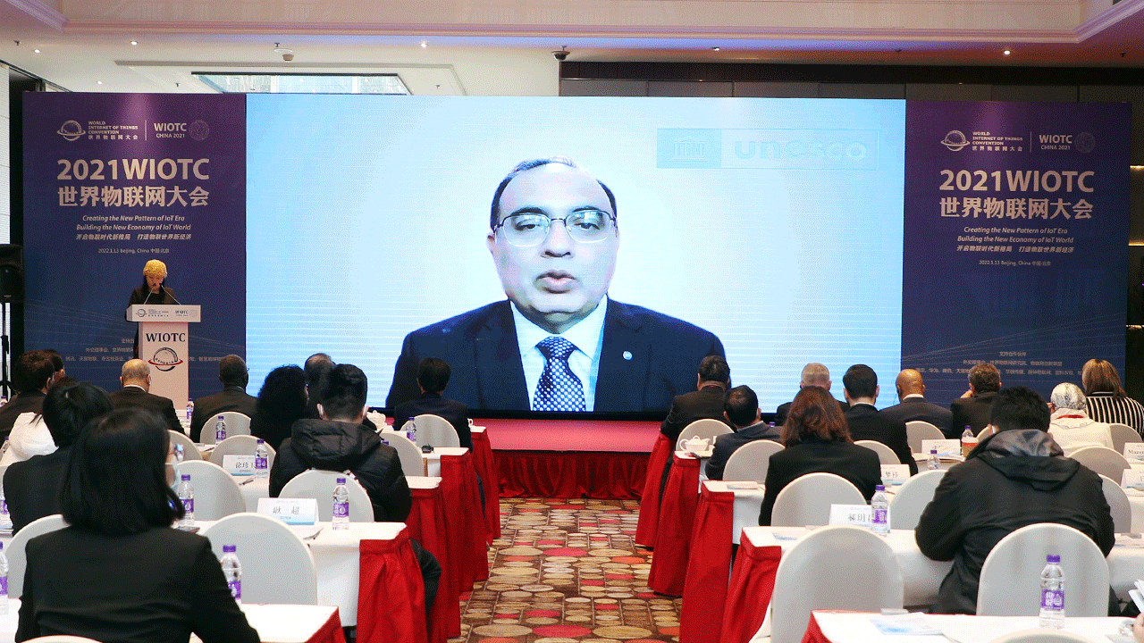 Prof. Shahbaz Khan, Director of UNESCO Office in Beijing,Congratulatory video message