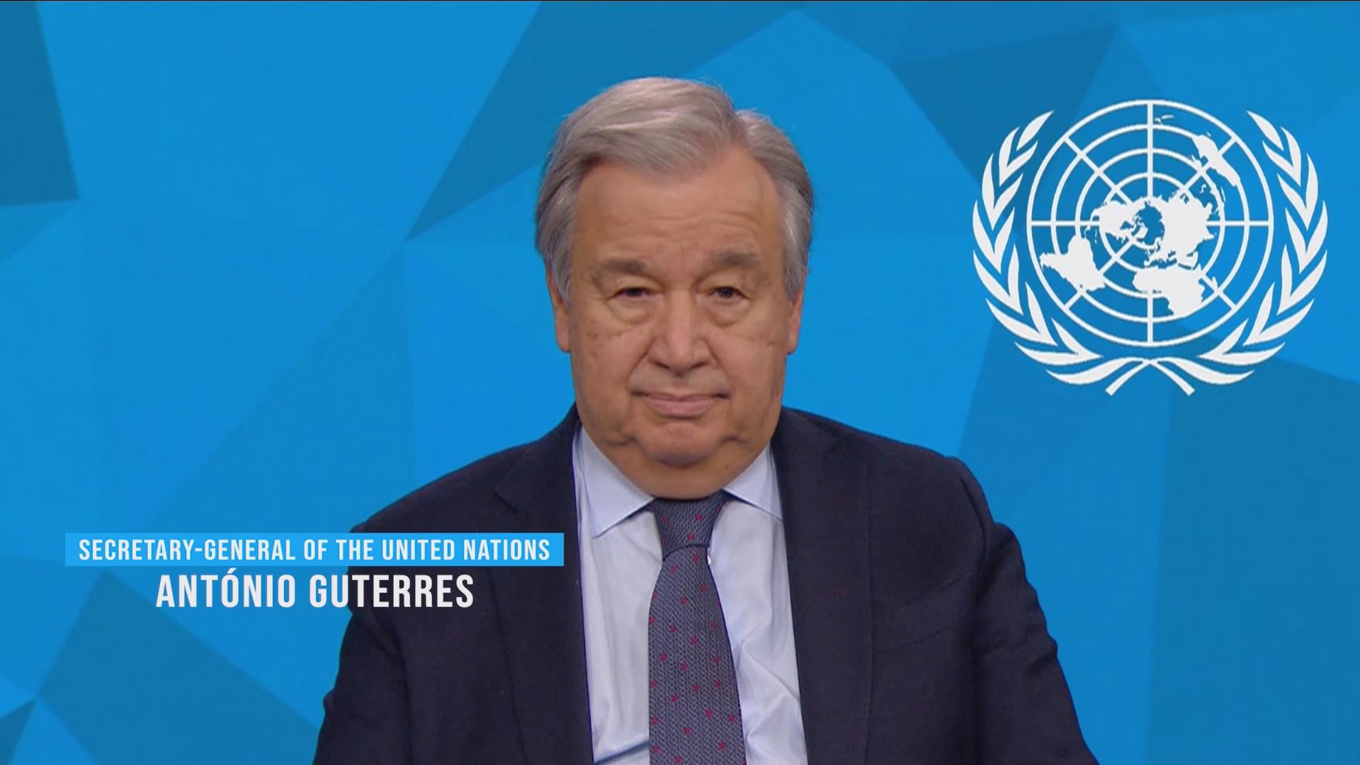联合国秘书长古特雷斯在第七届世界物联网大会发表视频致辞