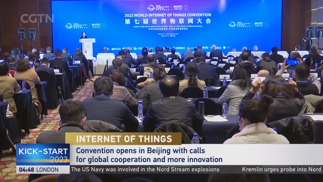 CGTN: Internet of Things: Convention opens in Beijing with calls for global cooperation and more innovation