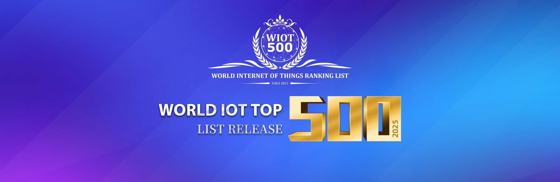 2025 World IoT Ranking List Top 500 Release 2025 World IoT Ranking List Top 500 Release
