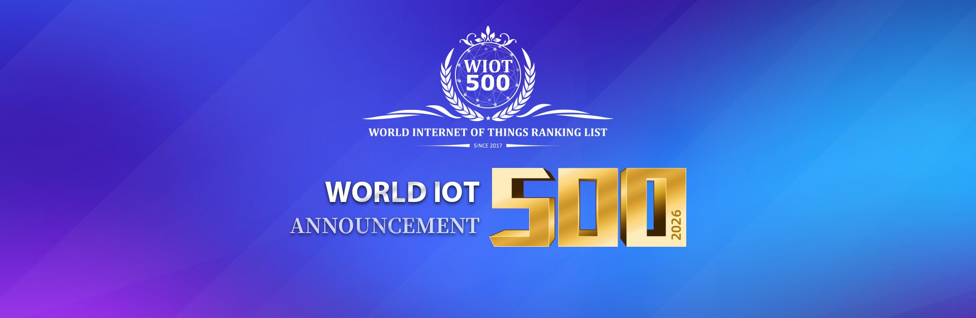 Announcement | 2026 World IoT Top 500
