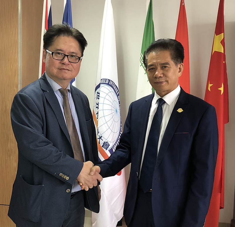 WIOTC Chairman He Xuming met WIOTC Vice Chairman Luciën Tjon in Beijing