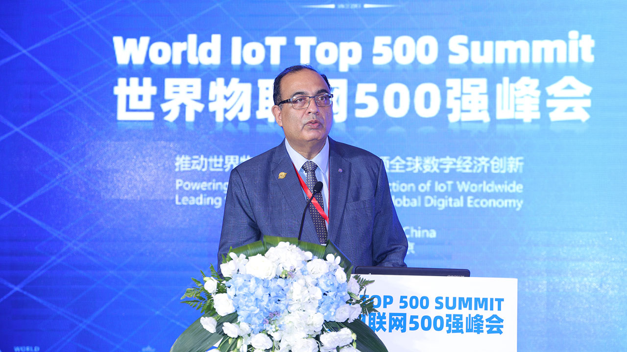 Prof. Shahbaz Khan, Director of the UNESCO Office in China-World IoT Top 500 Summit 2022